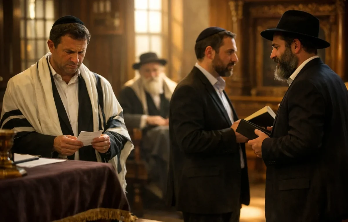 "הגבאי כבר החליט ואז הרב אויערבאך הפתיע במילה אחת" "הגבאי כבר החליט ואז הרב אויערבאך הפתיע במילה אחת"