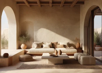 "טרקוטה טיח טבעי ועץ": כך הבית הופך למקום שמרגיע באמת