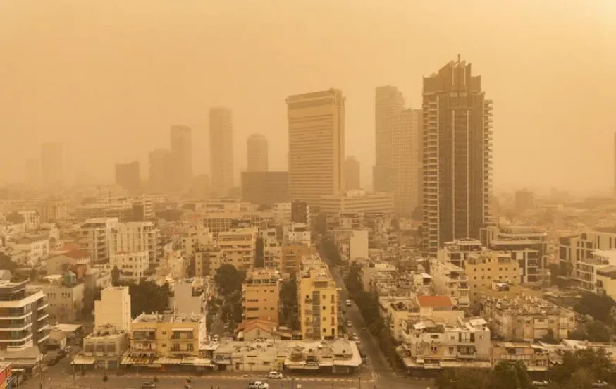 אזהרה חריגה: זיהום אוויר גבוה עדיין קיים ברחבי הארץ אזהרה חריגה: זיהום אוויר גבוה עדיין קיים ברחבי הארץ