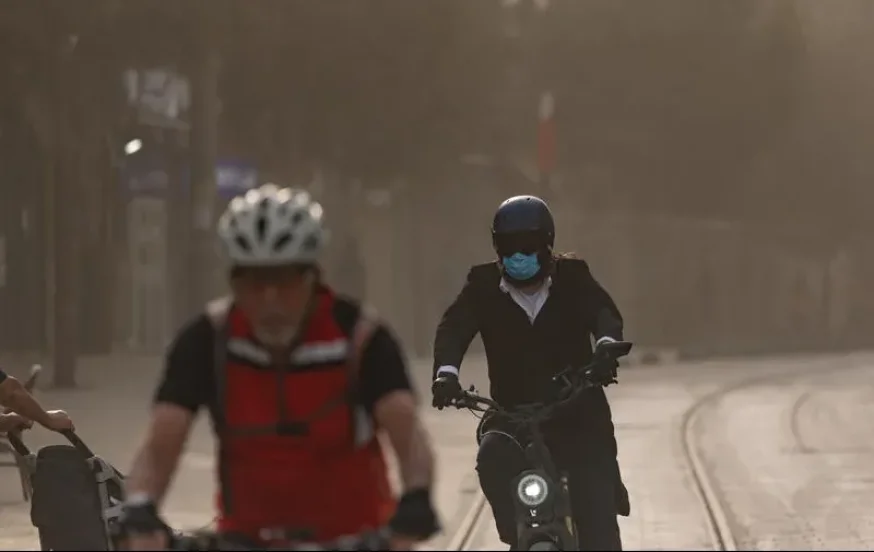 האובך מכה גם בבריאים: זיהום האוויר שפוקד את האזור משפיע על כולם האובך מכה גם בבריאים: זיהום האוויר שפוקד את האזור משפיע על כולם