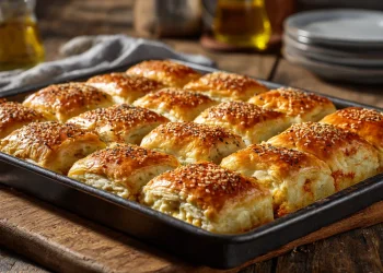 כך תכינו מאפה גבינות זהוב שקשה להפסיק לאכול