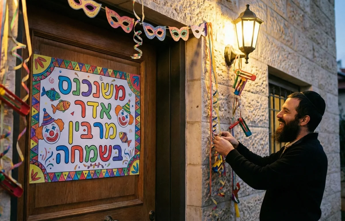 "משנכנס אדר": הסגולה לחודש אדר שתמלא את הבית בשמחה