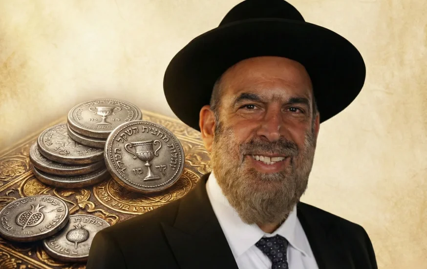 הרב עזרא שקלים: למה התורה ציוותה דווקא מחצית השקל ולא שקל שלם? הרב עזרא שקלים: למה התורה ציוותה דווקא מחצית השקל ולא שקל שלם?
