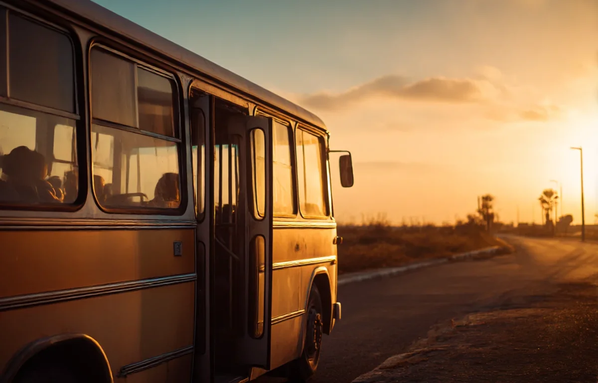 "נס באוטובוס": הוא מנסה להתניע פעם ועוד פעם, והכל דומם!