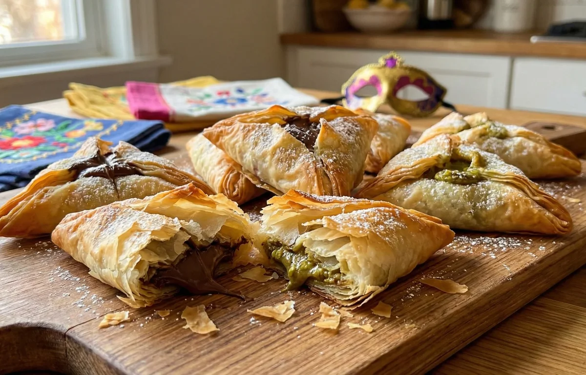 הגרסה הקריספית: כך תכינו אוזני המן מבצק פילו, פריכות ומפתיעות הגרסה הקריספית: כך תכינו אוזני המן מבצק פילו, פריכות ומפתיעות