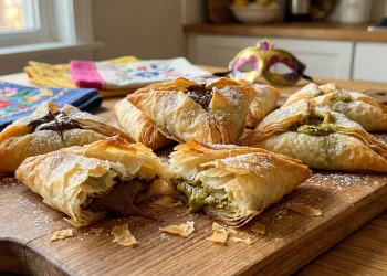 הגרסה הקריספית: כך תכינו אוזני המן מבצק פילו, פריכות ומפתיעות הגרסה הקריספית: כך תכינו אוזני המן מבצק פילו, פריכות ומפתיעות