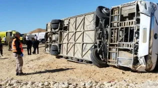 תאונה חריגה: 17 נפגעים בהתהפכות אוטובוס עם חיילים בדרום הארץ