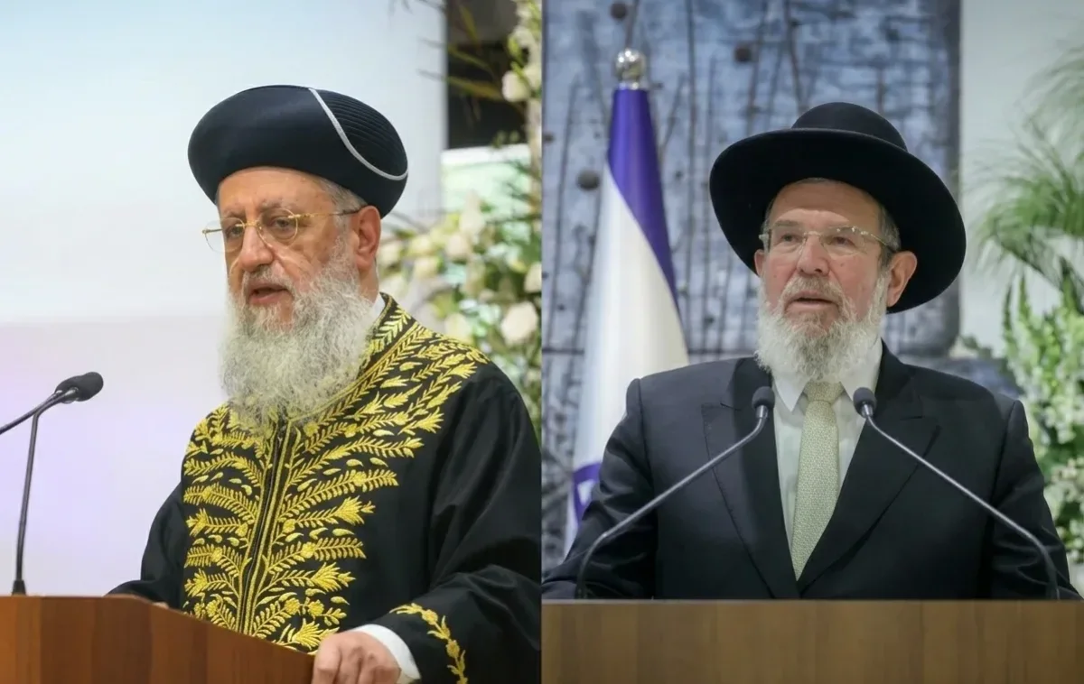 הרבנים הראשיים לישראל בקריאה: "יש להוסיף צום וזעקה בימים אלו"