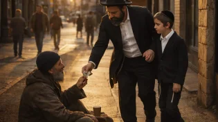 הילד חטף כסף מקבצן, אבל מה שעשה אביו למחרת - הפתיע