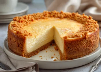 כך תכינו עוגת גבינה חגיגית, גבוהה ועשירה במיוחד