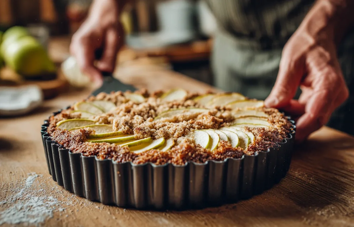 בלי ביצים ובלי חלב: עוגת התפוחים הזו נראית כמו קונדיטוריה