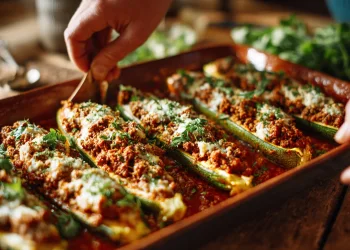 מחפשים מתכון מקורי לפסח? סירות קישואים במילוי בשר יעשו את העבודה