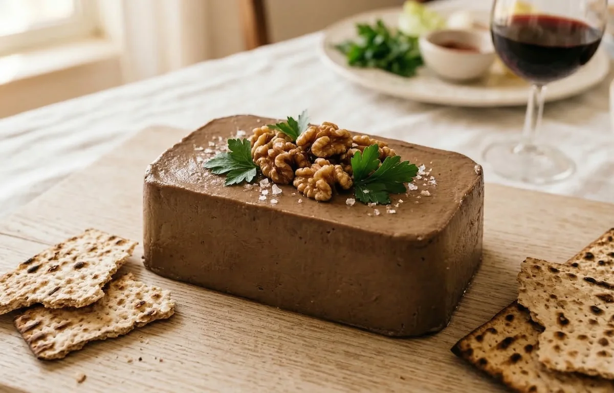 פטה כבדי עוף עשיר ביין ואגוזים שיככב על שולחן החג פטה כבדי עוף עשיר ביין ואגוזים שיככב על שולחן החג