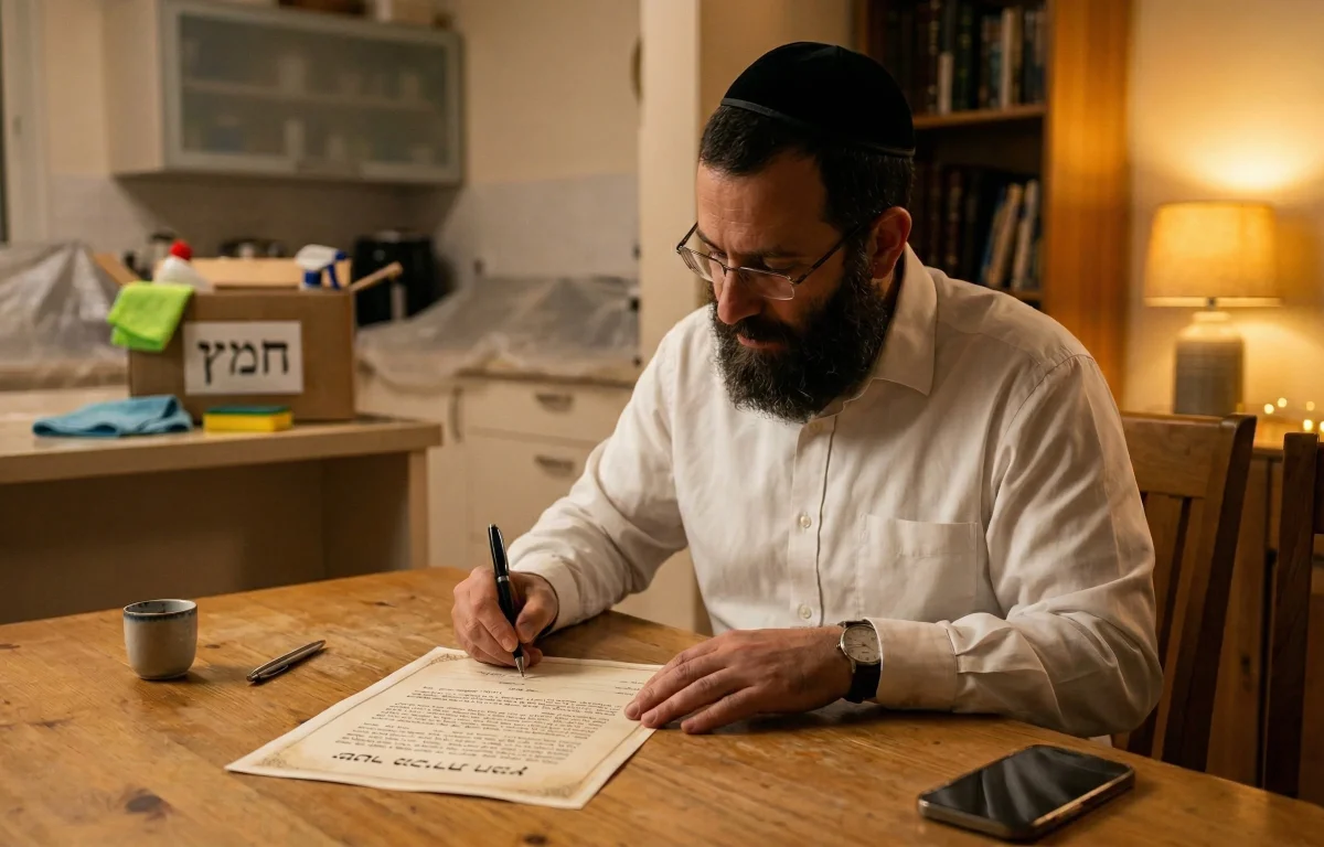 השנה מוכרים את החמץ אחרת: השטר האישי שמשנה את הכל