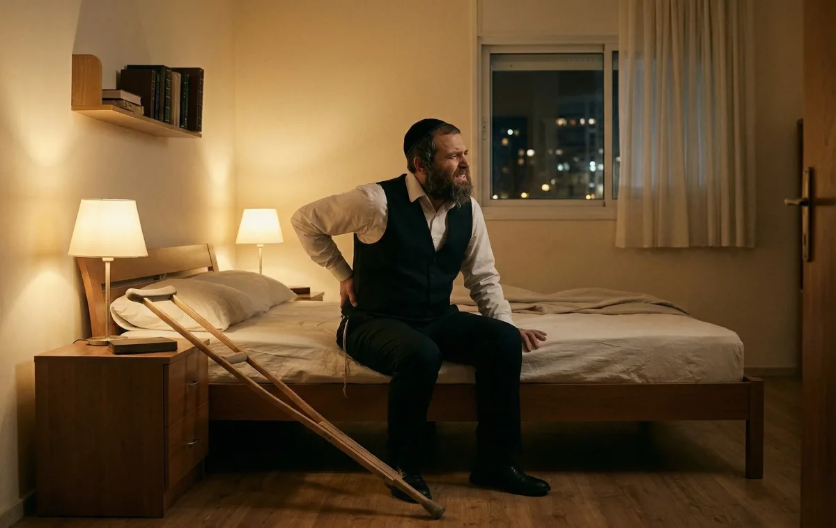 הוא לא הצליח לעמוד על הרגליים - ואז מצא את הטעות ששינתה הכל