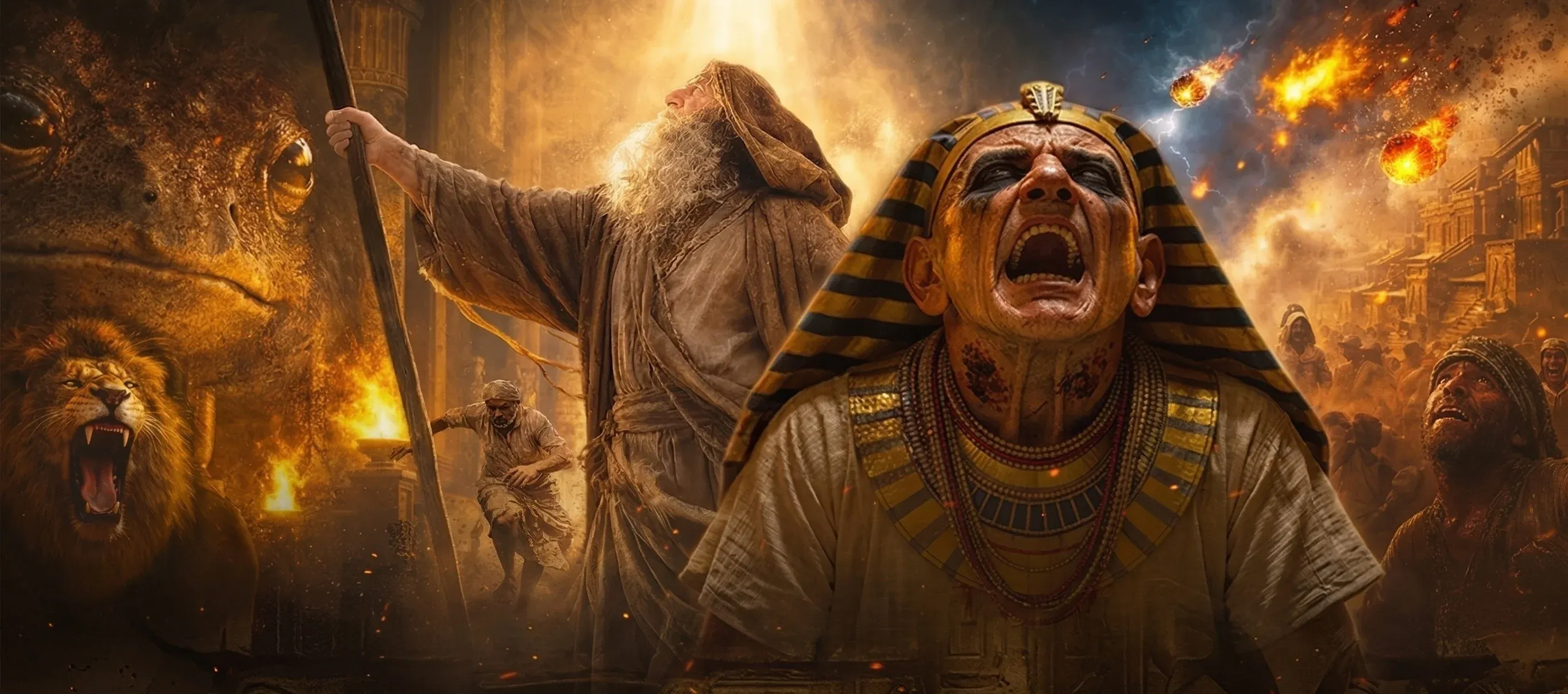 10 המכות במצרים כמו שלא ראיתם מעולם - סרט פסח AI מטורף