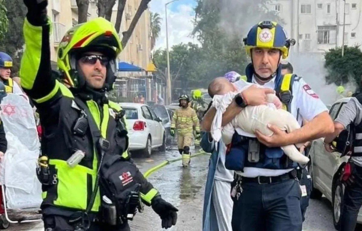 מספר זירות נפילה במרכז הארץ | כעשרה פצועים קל ונזק כבד