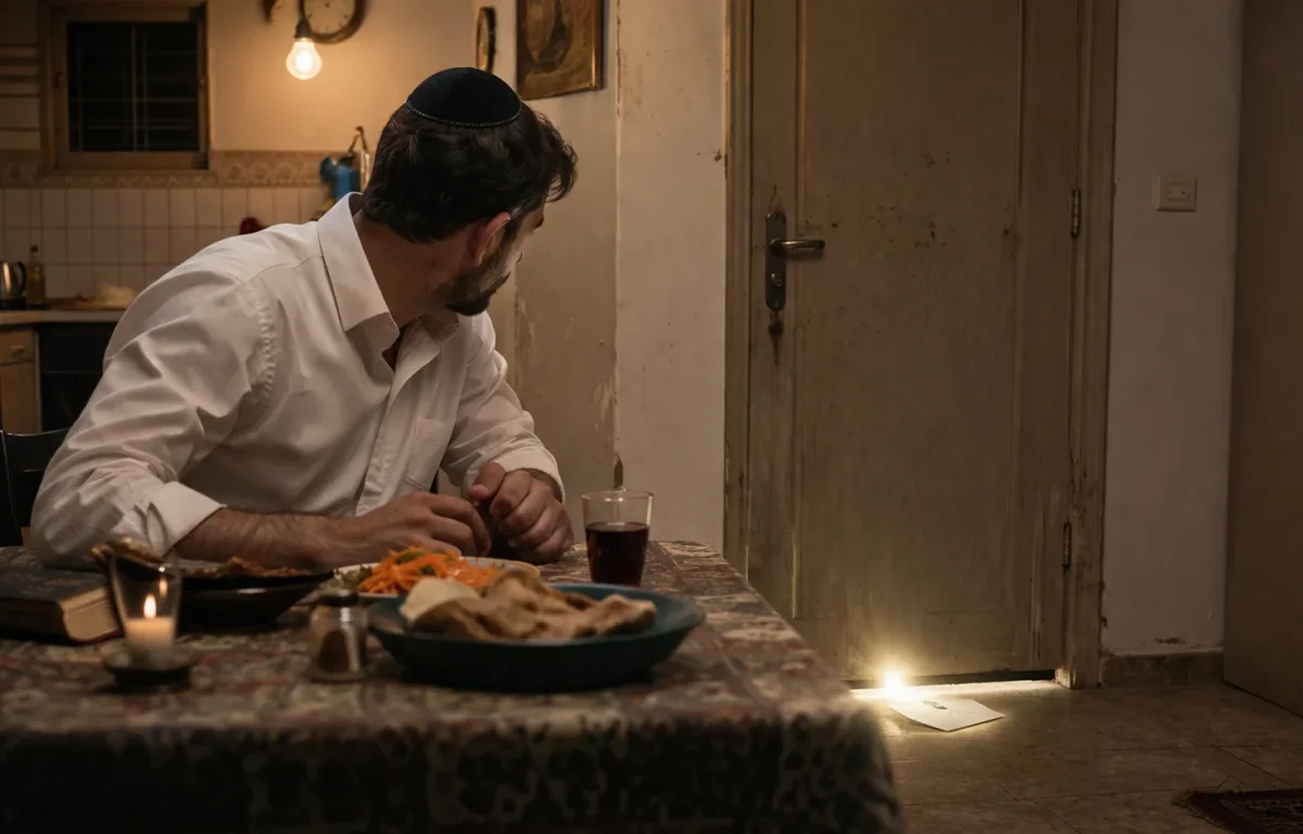 אמונה פשוטה אחת ומתנה שלא תיאמן חיכתה מתחת לדלת