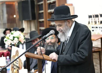 מעמד הסיומים בישיבת תורת אברהם (צילום יעקב כהן)