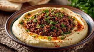 כך תכינו חומוס עם בשר עשיר ועסיסי בבית בקלי קלות