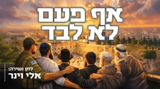 אלי וינר בסינגל חדש לאור התקופה: "אף פעם לא לבד"