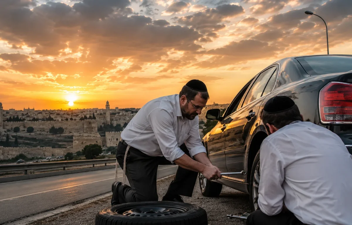 האברך מיהר לניתוח של בנו, מה שקרה בדרך הדהים אותו