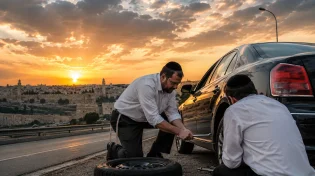 האברך מיהר לניתוח של בנו, מה שקרה בדרך הדהים אותו