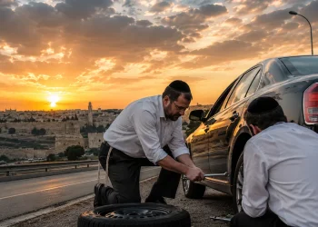 האברך מיהר לניתוח של בנו, מה שקרה בדרך הדהים אותו