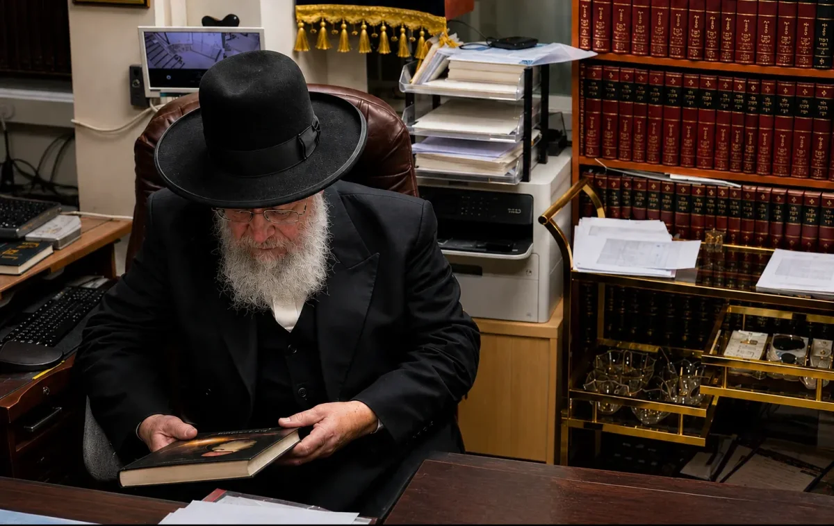 גדולי ישראל מקבלים לידיהם בהתרגשות את הספר "שר ההתמדה" | גלריה גדולי ישראל מקבלים לידיהם בהתרגשות את הספר "שר ההתמדה" | גלריה
