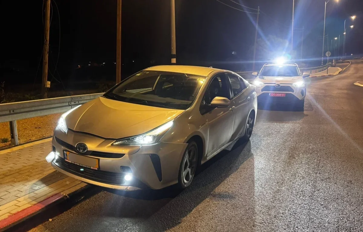 מרדף סוער: הגנב "שיפץ" את לוחית הזיהוי כדי לעבוד על המשטרה
