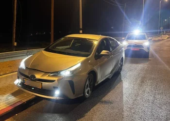 מרדף סוער: הגנב "שיפץ" את לוחית הזיהוי כדי לעבוד על המשטרה