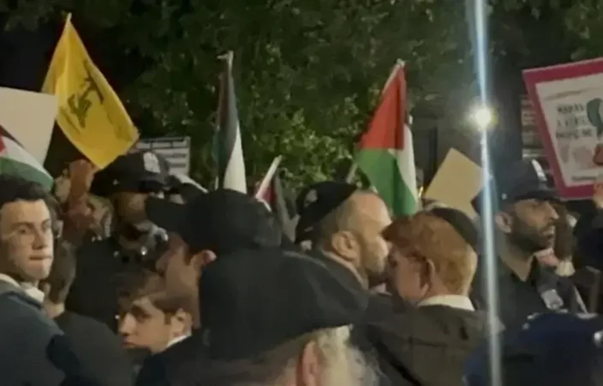 כאוס בברוקלין: יהודים הותקפו ליד בית כנסת - דווקא תומכי ישראל נעצרו