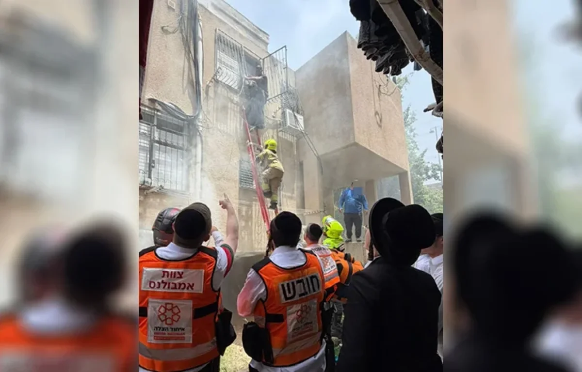 דרמה בבני ברק: שריפה פרצה בבניין מגוריו של האדמו"ר מספינקא דרמה בבני ברק: שריפה פרצה בבניין מגוריו של האדמו"ר מספינקא