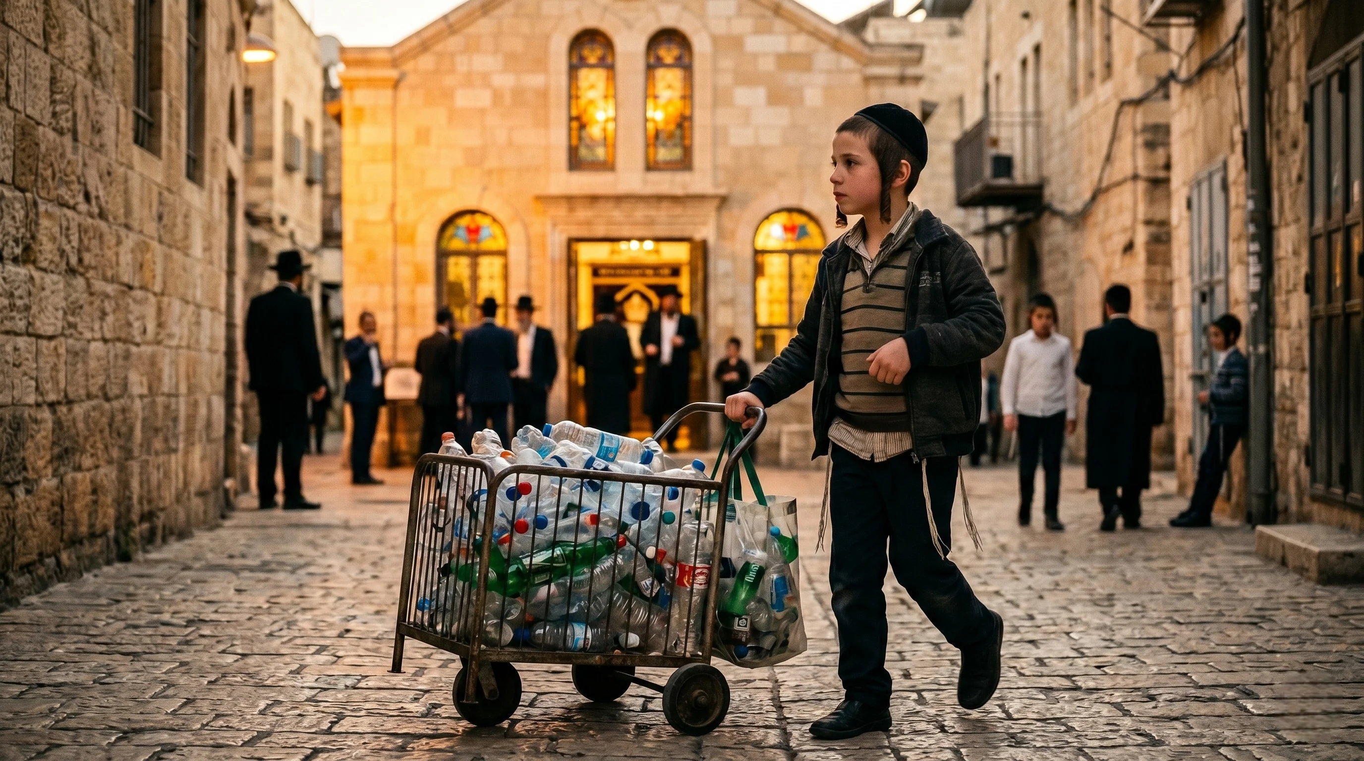 הילד שאסף בקבוקים והצליח לעשות את הבלתי ייאמן