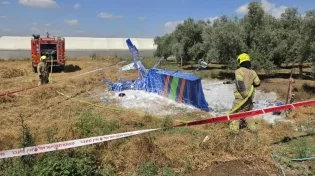 דרמה בעמק יזרעאל: מטוס קל התרסק בשטח פתוח, נקבע מותם של שני גברים