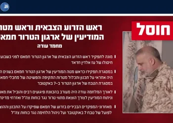 בתקיפת צה"ל: מוחמד עודה, ראש הזרוע הצבאית של חמאס, חוסל בתקיפת צה"ל: מוחמד עודה, ראש הזרוע הצבאית של חמאס, חוסל