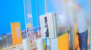 שניה מאסון: הנהג עמד לתדלק ואז הכל התפוצץ מול עיניו