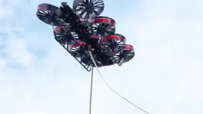בסין הושק הדור הבא של כיבוי האש: רחפנים שישנו את חוקי המשחק