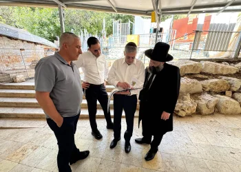 נציגי המשרד לשירותי דת יחד עם הרב שמואל רבינוביץ בסיור (קרדיט: דוברות המשרד לשירותי דת) נציגי המשרד לשירותי דת יחד עם הרב שמואל רבינוביץ בסיור (קרדיט: דוברות המשרד לשירותי דת)