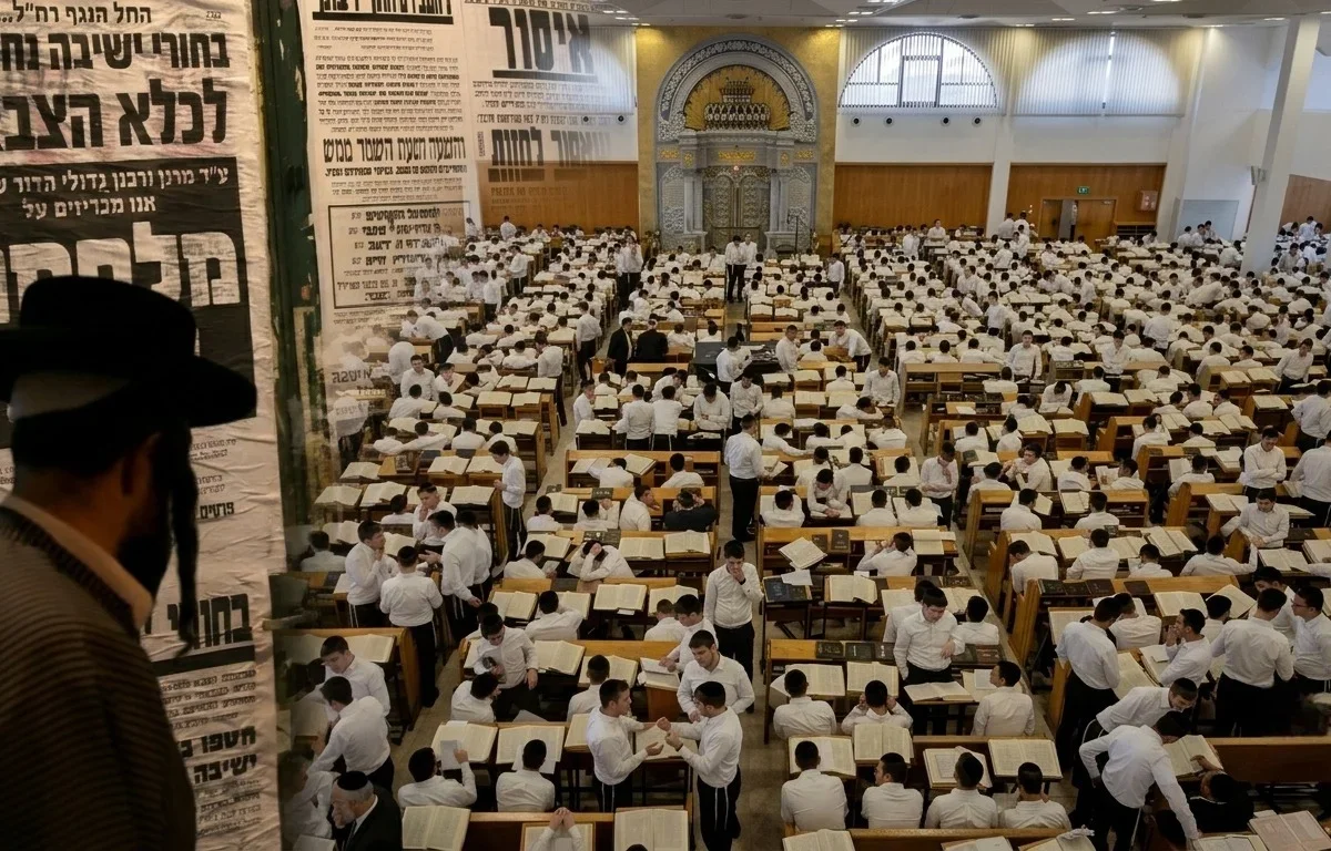 "הסערה סביב גיוס החרדים? זו דווקא בשורה טובה לעולם התורה" "הסערה סביב גיוס החרדים? זו דווקא בשורה טובה לעולם התורה"
