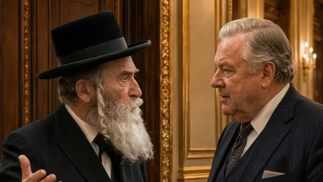 הרבי שתק רבע שעה, ואז מנהל הבנק עשה צעד שאיש לא האמין