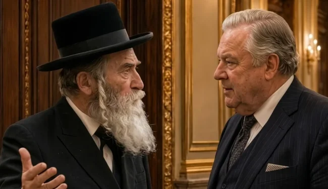 הרבי שתק רבע שעה, ואז מנהל הבנק עשה צעד שאיש לא האמין