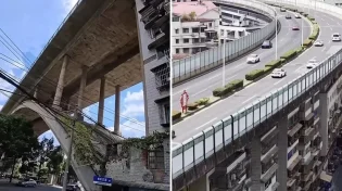 לא תאמינו איפה הם גרים: השכונה שנבנתה ממש מתחת לגשר ענק