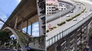 לא תאמינו איפה הם גרים: השכונה שנבנתה ממש מתחת לגשר ענק