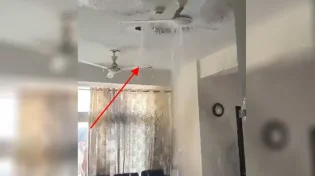 אף אחד לא ציפה לזה: מים פרצו מהתקרה והציפו דירת יוקרה