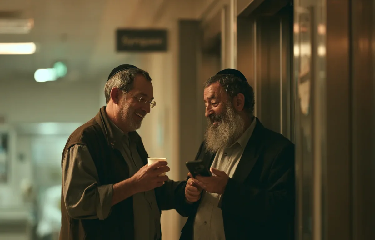 מפגש מקרי בבית החולים הסתיים בבשורה ששניהם לא ישכחו