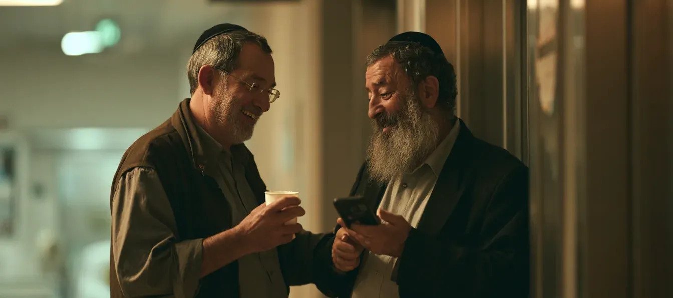 מפגש מקרי בבית החולים הסתיים בבשורה ששניהם לא ישכחו
