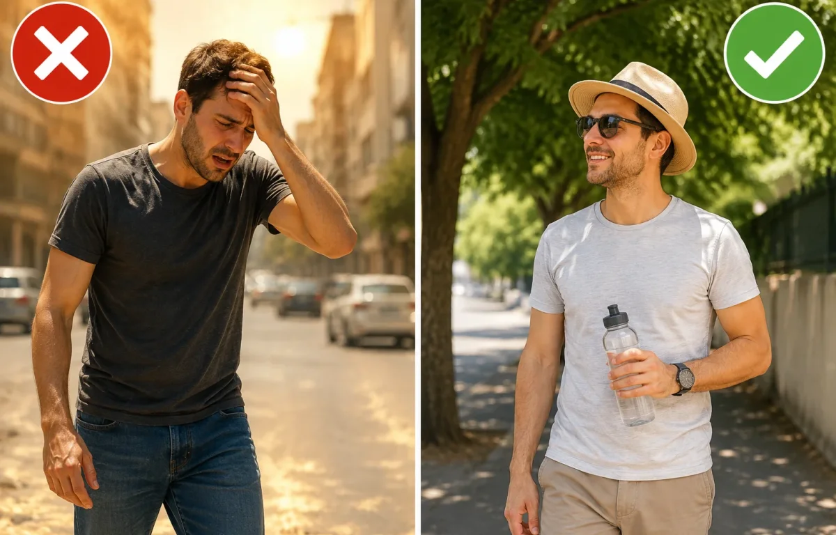 גל חום בחוץ? כך תוכלו להמשיך את שגרת היום בלי לסכן את הבריאות גל חום בחוץ? כך תוכלו להמשיך את שגרת היום בלי לסכן את הבריאות
