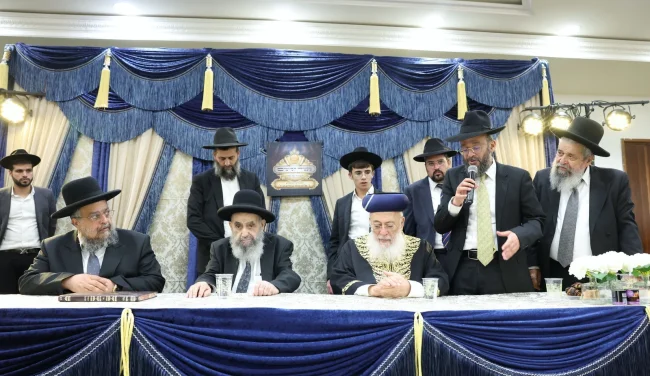 מעמד מרומם בירושלים: עשרות סיומי מסכתות במעמד גדולי התורה