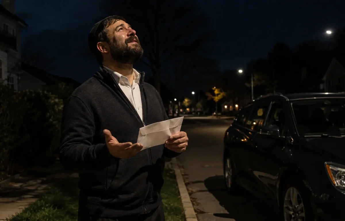 אשתו העירה אותו ב־3:30 בלילה, ואז הוא הבין למה זה קרה